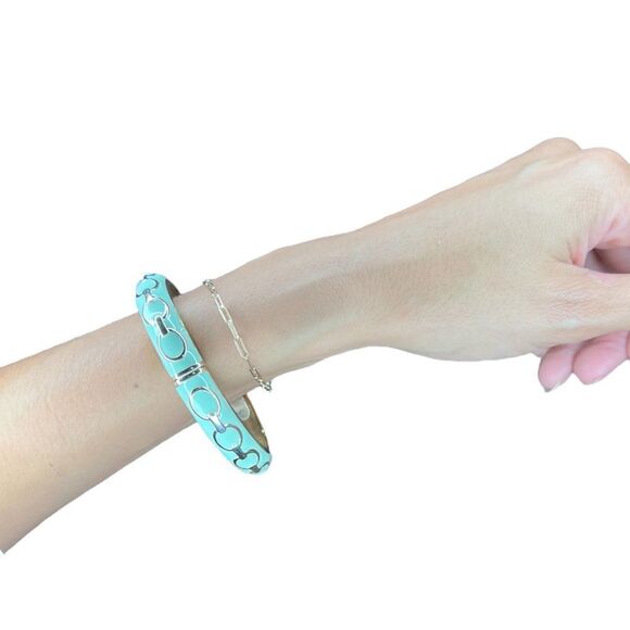 Jewelry - Premier
Design Gold and Mint Bangle Bracelet